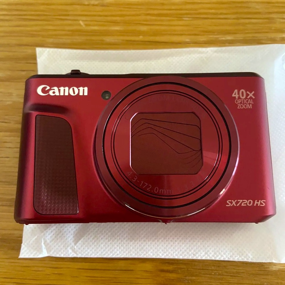 Canon Digital Camera PowerShot SX720 HS 40× Red